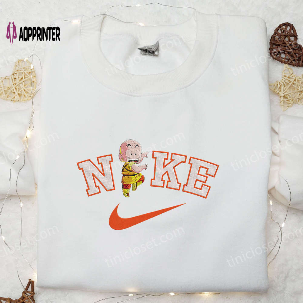 Krillin Nike Embroidered Shirt & Dragon Ball Hoodie Anime x Nike Collection Krillin Nike Embroidered Shirt & Dragon Ball Hoodie Anime x Nike Collection