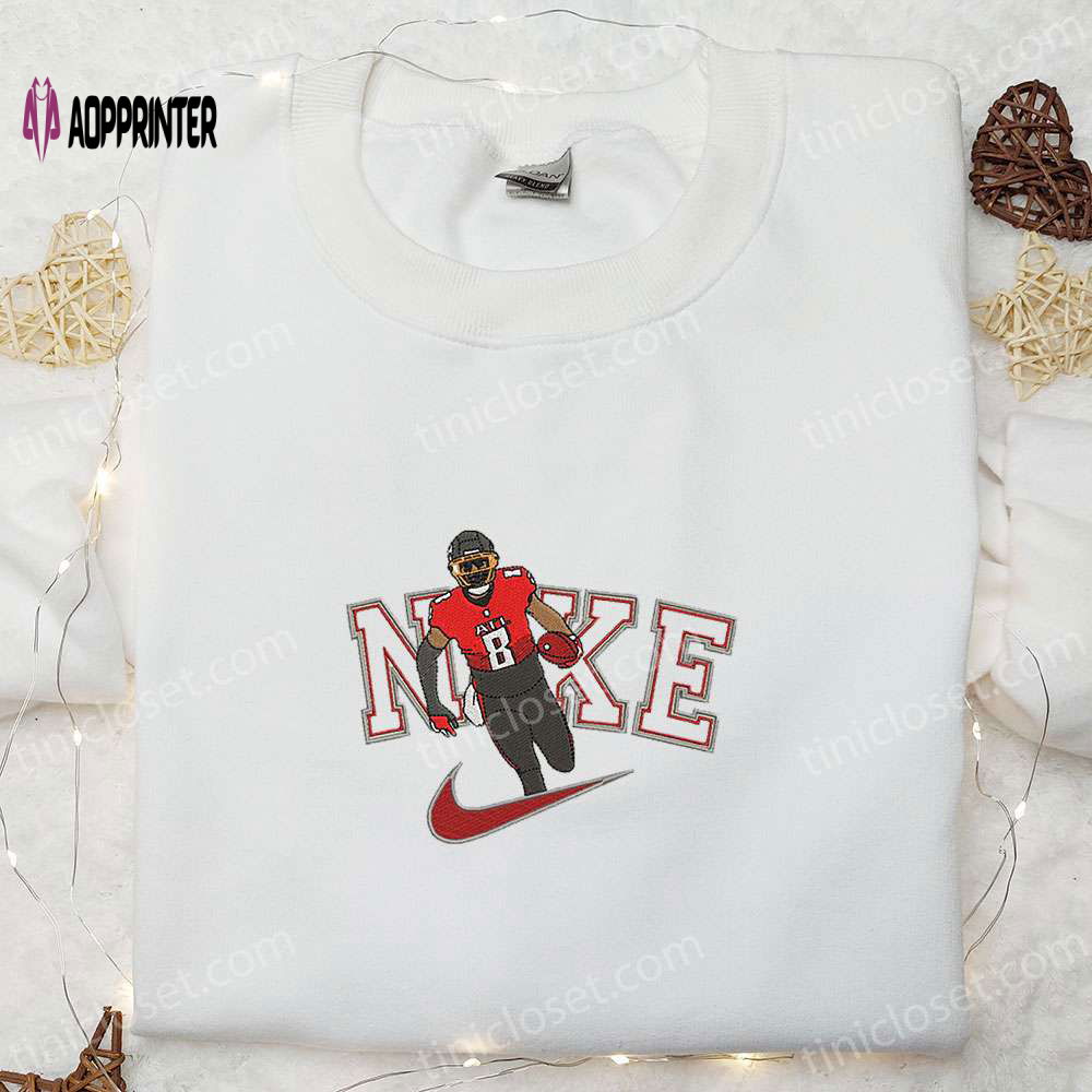 Kyle Pitts x Nike Embroidered Shirt & Hoodie: NFL Sports & Celebrity Apparel Kyle Pitts x Nike Embroidered Shirt & Hoodie: NFL Sports & Celebrity Apparel