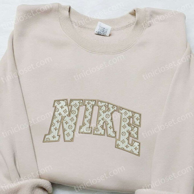 Louis Vuitton x Nike Embroidered Shirt: Best Nike Inspired Birthday Gift