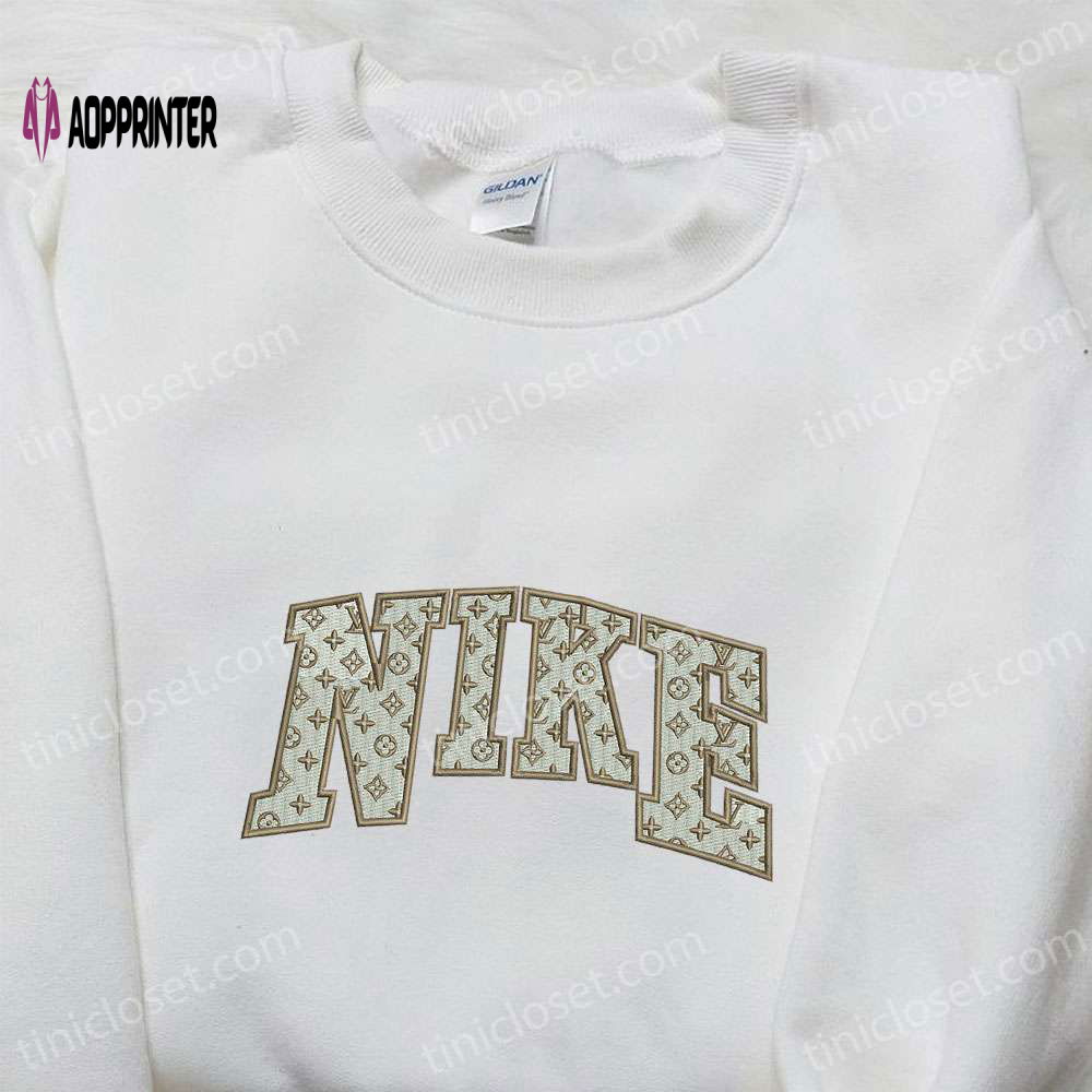 Louis Vuitton x Nike Embroidered Shirt: Best Nike Inspired Birthday Gift Louis Vuitton x Nike Embroidered Shirt: Best Nike Inspired Birthday Gift