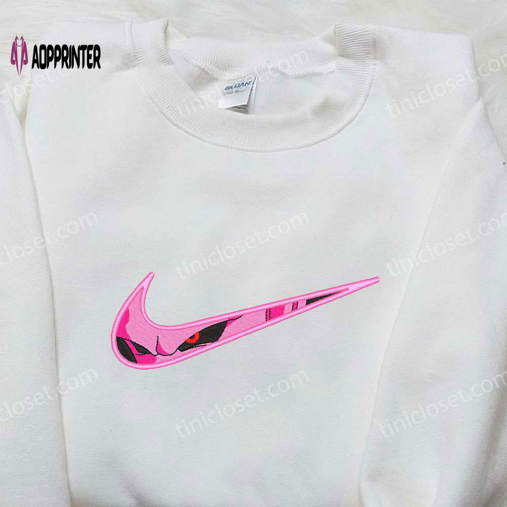 Majin Boo x Nike & Naruto Embroidered Shirts: Customizable Nike Collection Majin Boo x Nike & Naruto Embroidered Shirts: Customizable Nike Collection