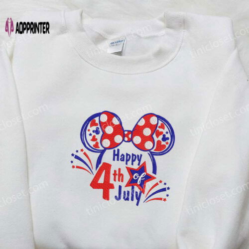 Minnie Mouse 4th of July Embroidered Shirt - Disney s Best Patriotic Shirts