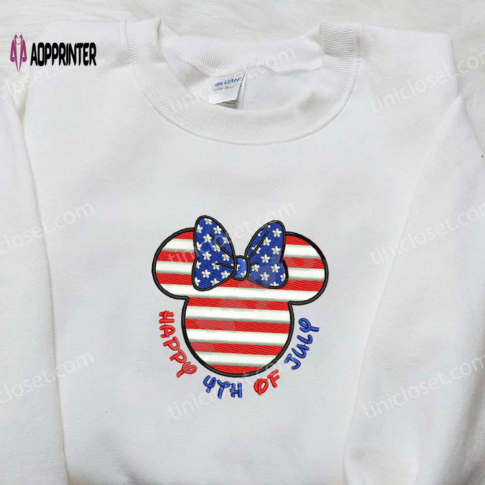 Minnie Mouse 4th of July Embroidered Shirt: Disney s Best Patriotic Shirts for a Happy Celebration! Minnie Mouse 4th of July Embroidered Shirt: Disney s Best Patriotic Shirts for a Happy Celebration!