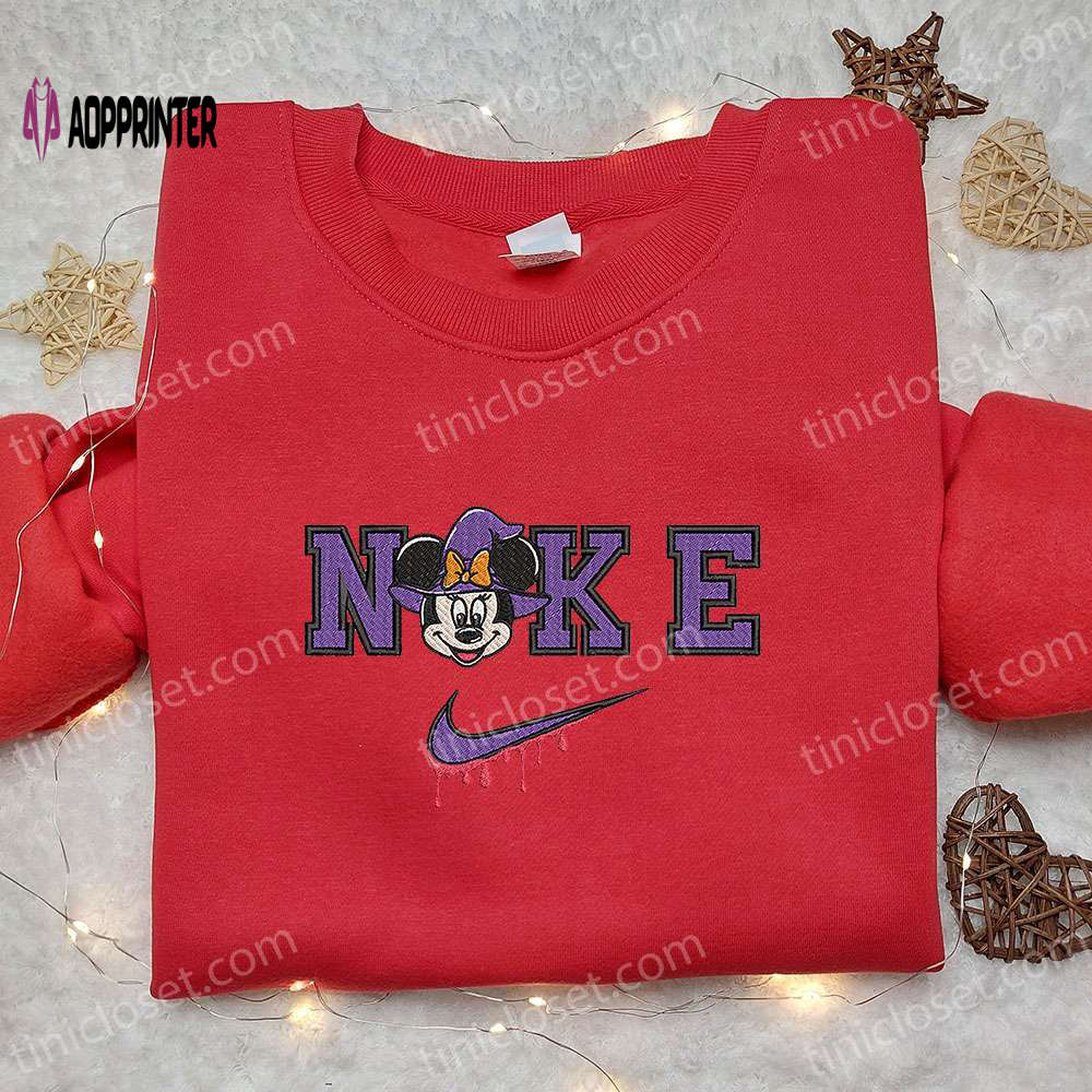 Minnie Mouse Witch x Nike Embroidered Hoodie & Shirt: Best Halloween Gift Ideas Minnie Mouse Witch x Nike Embroidered Hoodie & Shirt: Best Halloween Gift Ideas