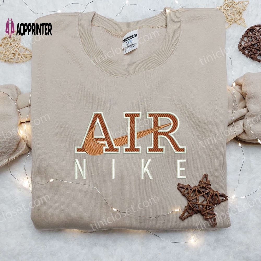 Custom Nike Air Embroidered Shirt: Perfect Gift for Friends – Shop Now! Custom Nike Air Embroidered Shirt: Perfect Gift for Friends – Shop Now!