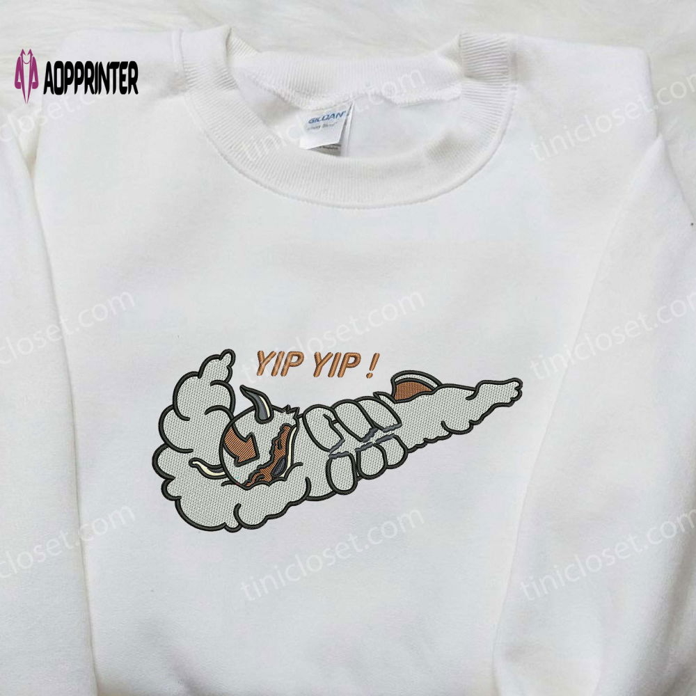 Nike Yip Yip Avatar Cartoon Embroidered Shirt – Trendy & Unique Apparel Nike Yip Yip Avatar Cartoon Embroidered Shirt – Trendy & Unique Apparel
