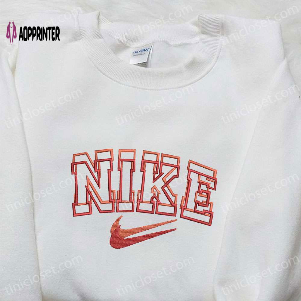 Nike Overlapping Embroidered Hoodie & Custom Shirt: Inspired T-shirt for Unique Style Nike Overlapping Embroidered Hoodie & Custom Shirt: Inspired T-shirt for Unique Style