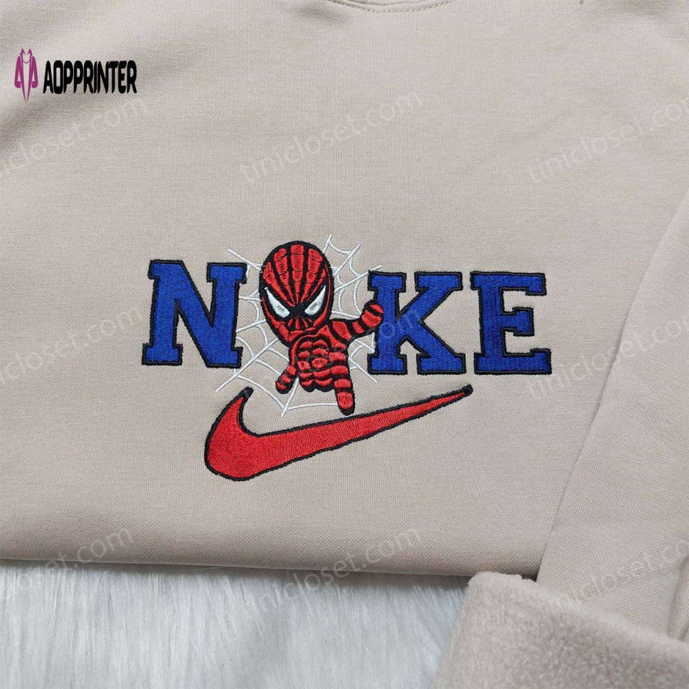 Spiderman Nike Embroidered Shirt Custom Hoodie & Marvel Sweatshirt – Stand out in style! Spiderman Nike Embroidered Shirt Custom Hoodie & Marvel Sweatshirt – Stand out in style!