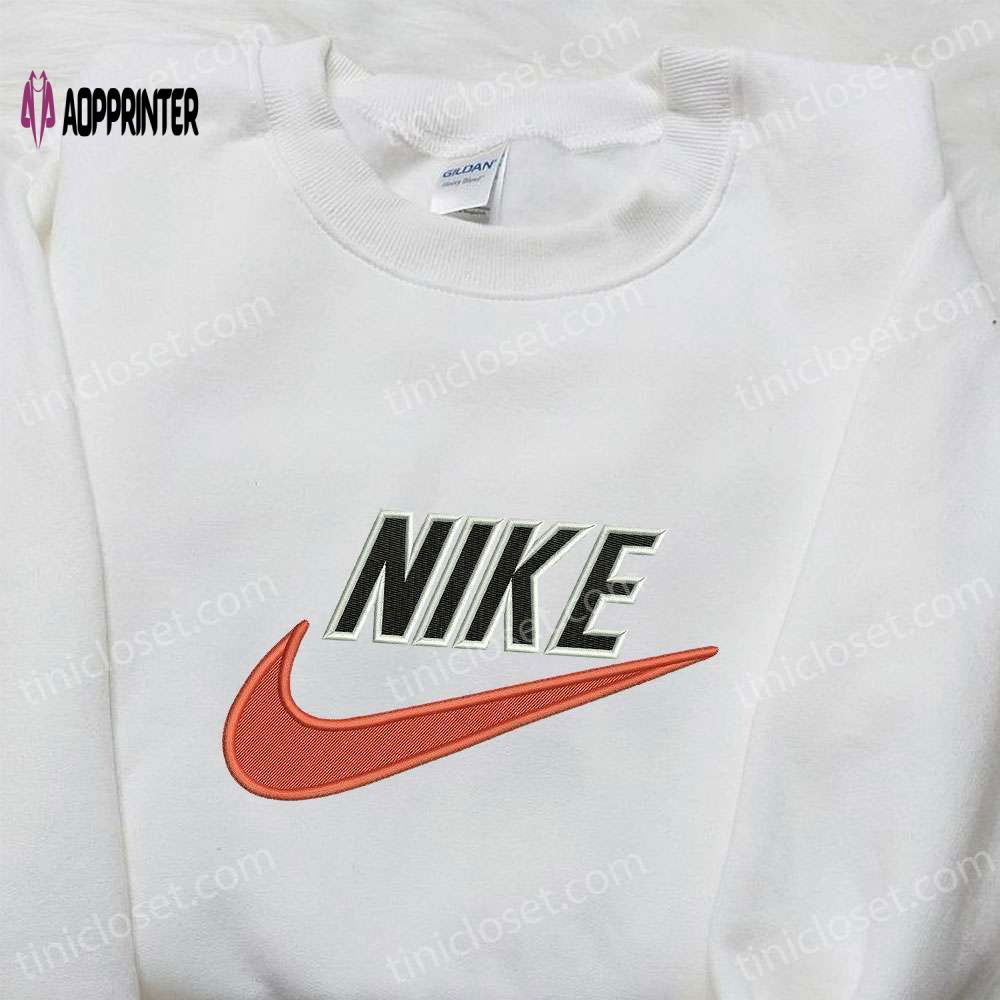 Custom Nike Swoosh Embroidered Shirt – Inspired T-shirt Custom Nike Swoosh Embroidered Shirt – Inspired T-shirt