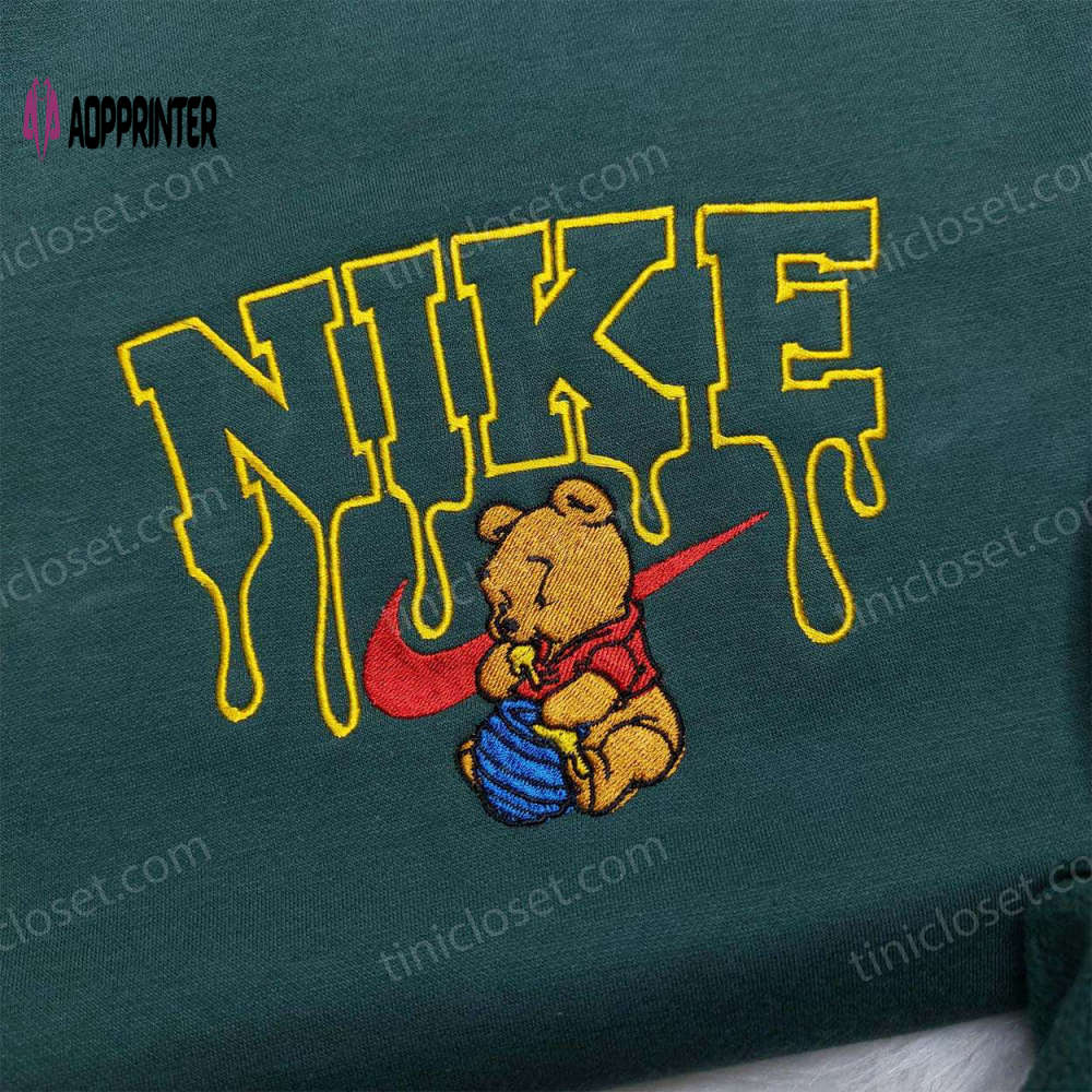 Custom Nike Winnie Pooh Embroidered Hoodie – Disney Sweatshirt Custom Nike Winnie Pooh Embroidered Hoodie – Disney Sweatshirt