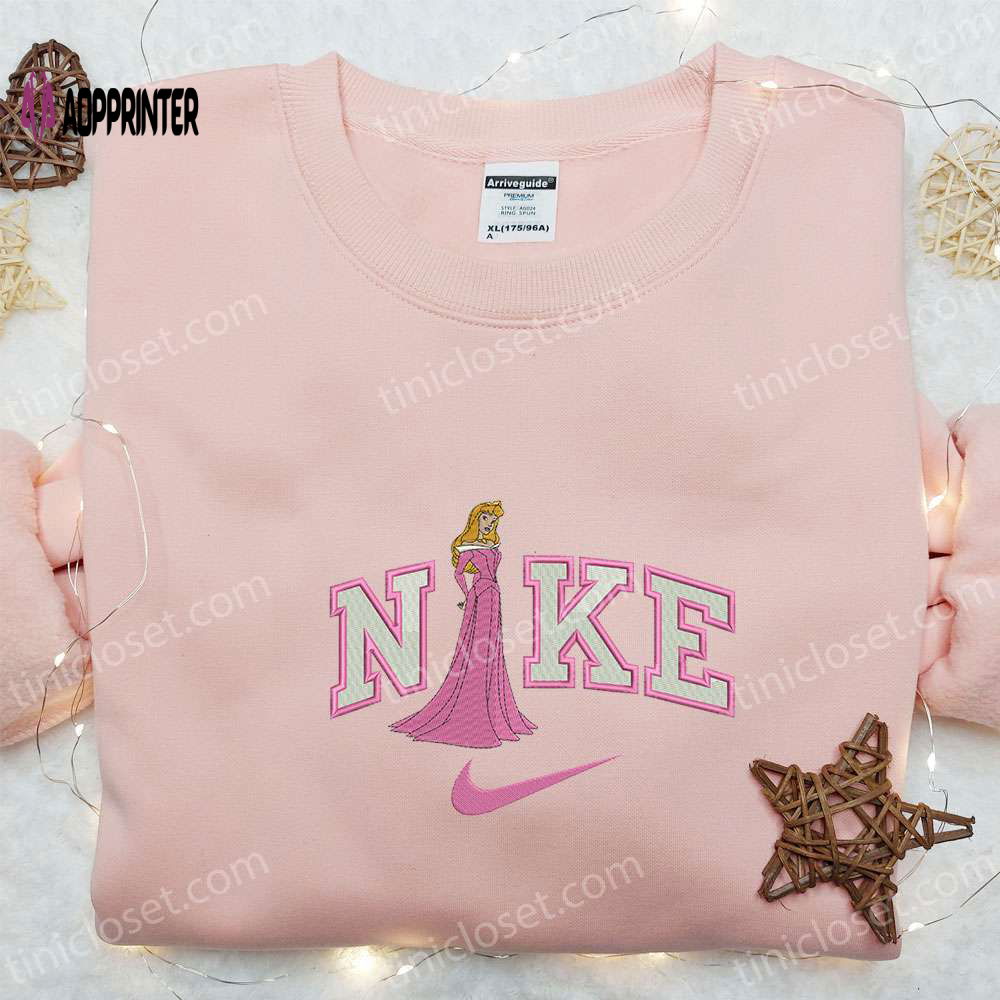 Disney Characters Embroidered Hoodie & Nike x Briar Rose Cartoon Shirt – Custom Nike T-shirt Disney Characters Embroidered Hoodie & Nike x Briar Rose Cartoon Shirt – Custom Nike T-shirt