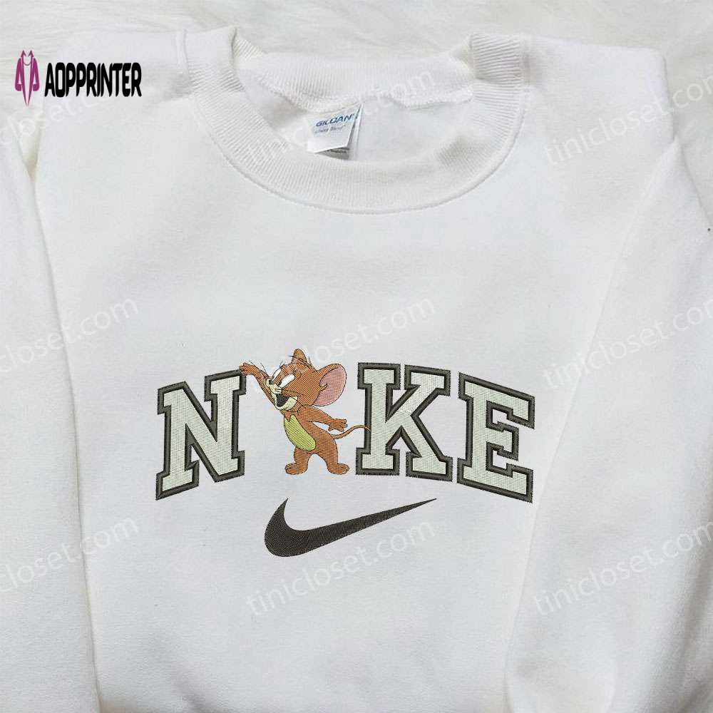 Nike x Jerry Embroidered Shirt – Cartoon Inspired Stylish Nike Shirt Nike x Jerry Embroidered Shirt – Cartoon Inspired Stylish Nike Shirt