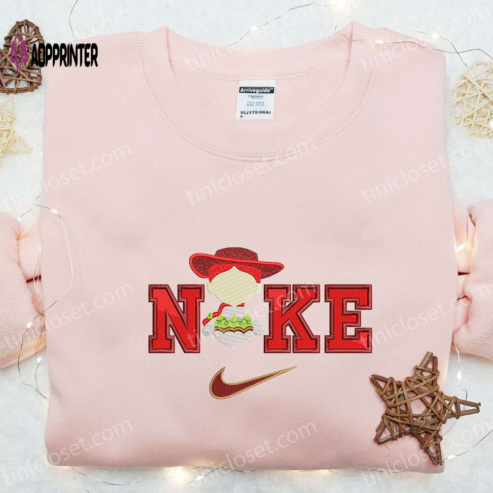 Nike x Jessie Embroidered T-shirt Toy Story Disney Hoodie Nike Inspired Shirt Nike x Jessie Embroidered T-shirt Toy Story Disney Hoodie Nike Inspired Shirt