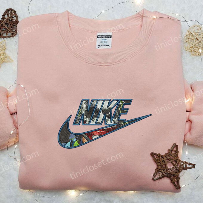 Nike x Joker Halloween Embroidered Shirt: Spooky & Stylish Nike Inspired Design