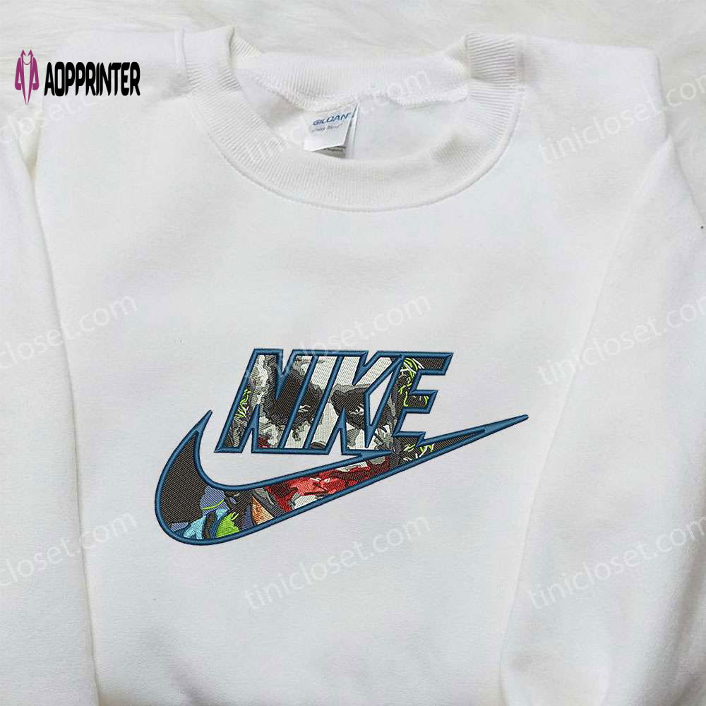 Nike x Joker Halloween Embroidered Shirt: Spooky & Stylish Nike Inspired Design Nike x Joker Halloween Embroidered Shirt: Spooky & Stylish Nike Inspired Design