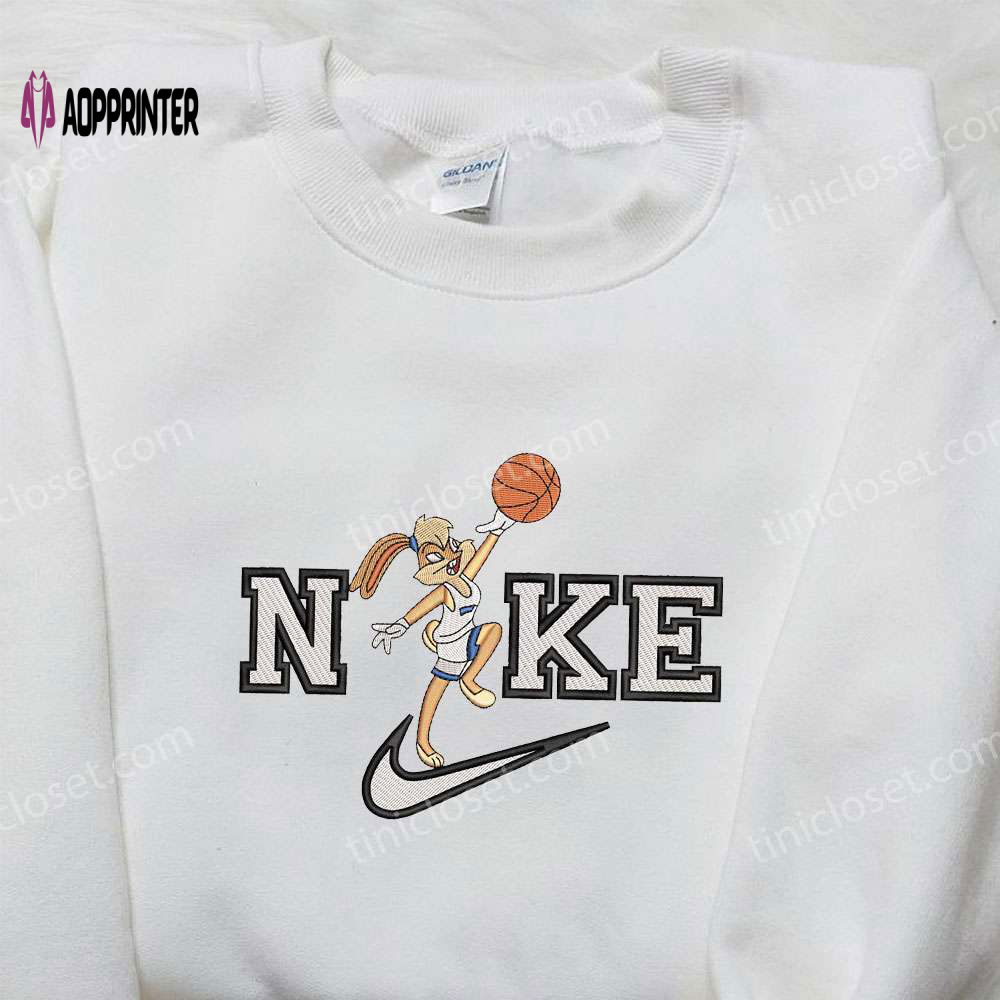 Nike x Lola Bunny Basketball Embroidered Shirt – Cartoon Inspired Tee Nike x Lola Bunny Basketball Embroidered Shirt – Cartoon Inspired Tee