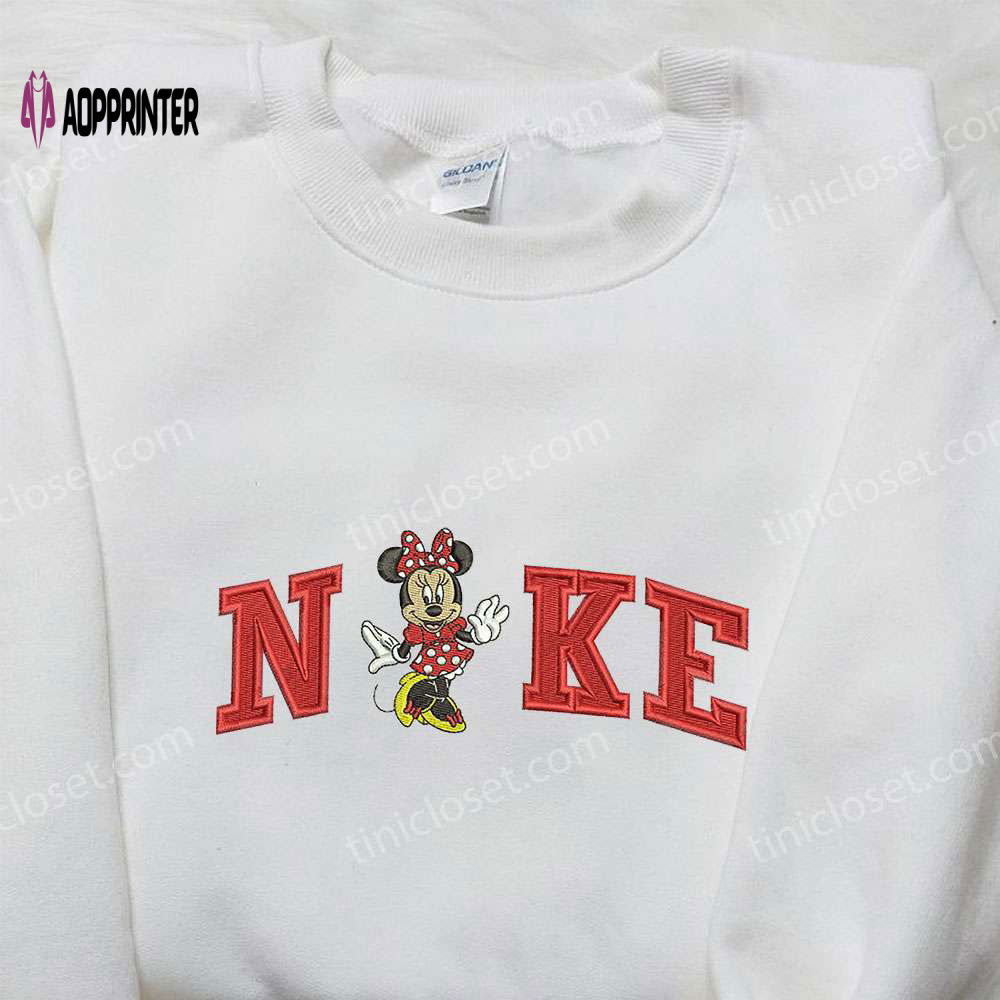 Nike x Minnie Embroidered Shirt: Disney-Inspired Fashion with Nike s Signature Style Nike x Minnie Embroidered Shirt: Disney-Inspired Fashion with Nike s Signature Style