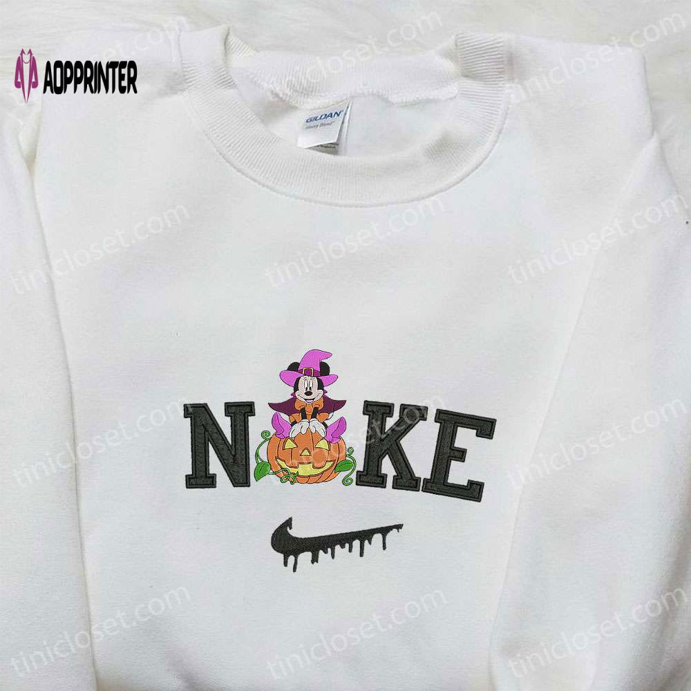 Nike x Minnie Mouse Witch Hoodie: Disney Characters Sweatshirt Perfect Family Gifts Nike x Minnie Mouse Witch Hoodie: Disney Characters Sweatshirt Perfect Family Gifts