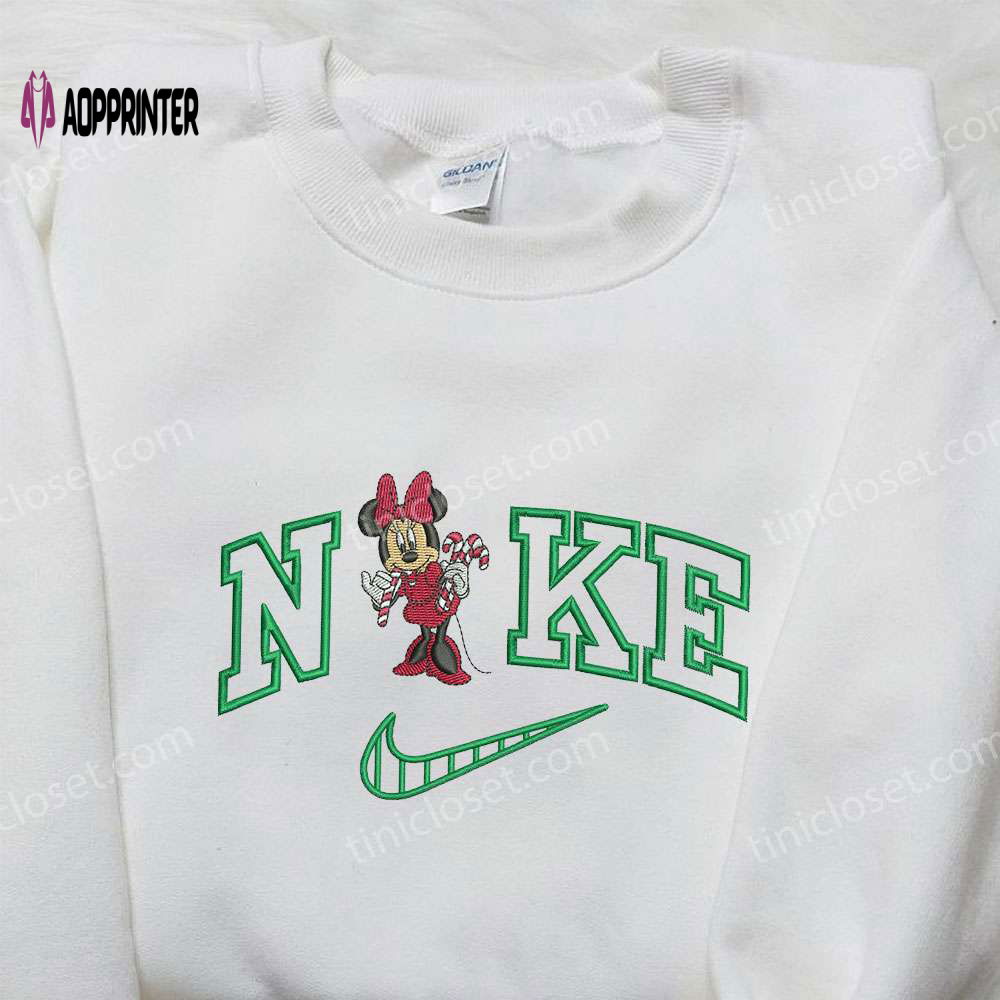 Nike x Minnie Xmas Embroidered Shirt: Walt Disney s Best Christmas Shirt Nike x Minnie Xmas Embroidered Shirt: Walt Disney s Best Christmas Shirt