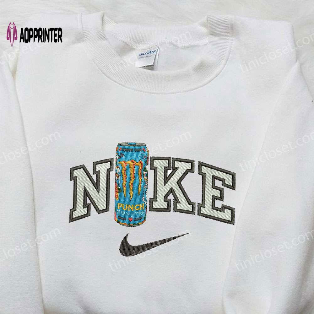 Nike x Monster Energy Juice Embroidered Shirt – Custom Favor Drinking Tee Nike x Monster Energy Juice Embroidered Shirt – Custom Favor Drinking Tee