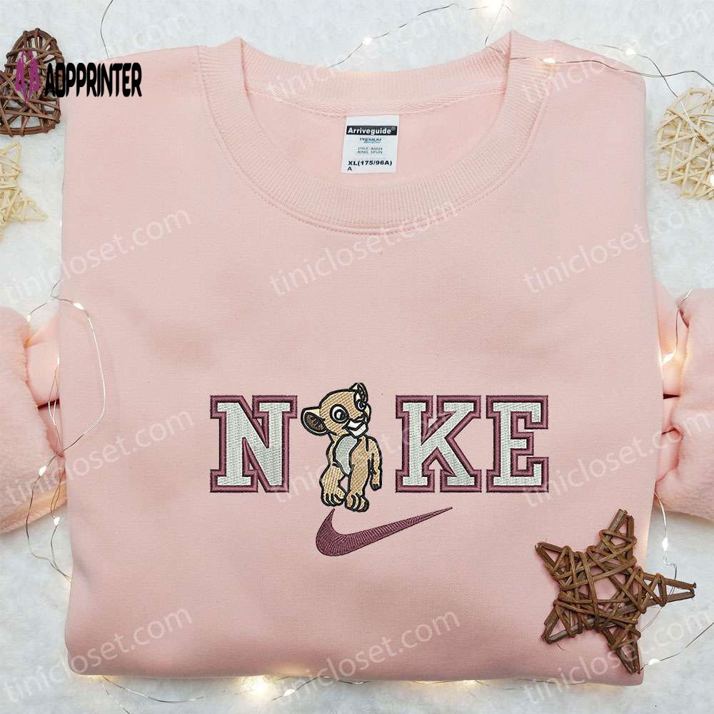 Disney Characters Embroidered Hoodie & Nike x Simba Sweatshirt – Custom Embroidered T-shirt Disney Characters Embroidered Hoodie & Nike x Simba Sweatshirt – Custom Embroidered T-shirt