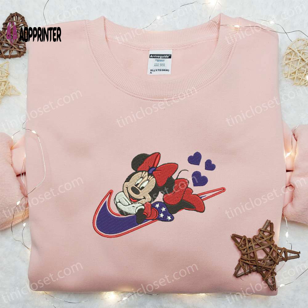 Nike x USA Minnie Mouse Embroidered Shirt: Disney Patriotic Shirts Nike x USA Minnie Mouse Embroidered Shirt: Disney Patriotic Shirts