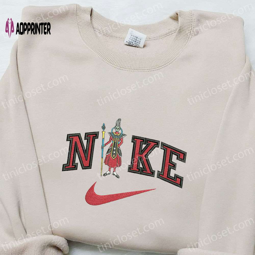 Exclusive Nike x Whis Anime Embroidered Shirt & Dragon Ball Hoodie – Custom Nike T-shirt Exclusive Nike x Whis Anime Embroidered Shirt & Dragon Ball Hoodie – Custom Nike T-shirt