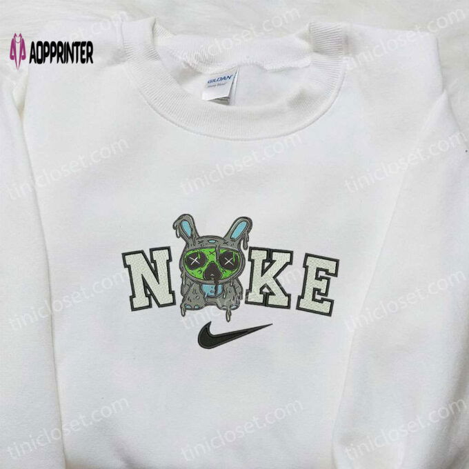 Nike x Zombie Stitch Embroidered Sweatshirt Disney Halloween Hoodie Inspired Shirt
