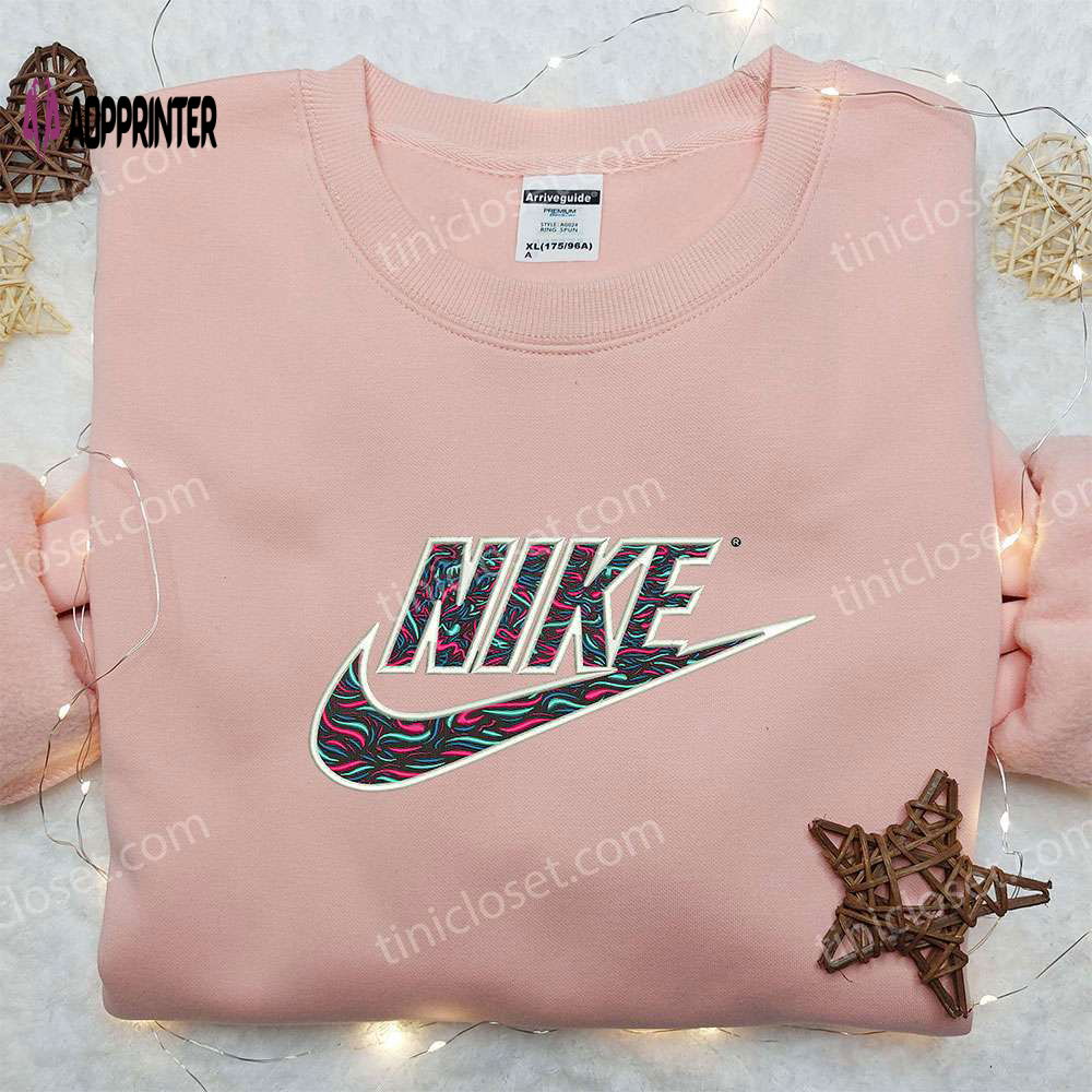 Ocean Motifs x Nike Embroidered Sweatshirt: Best Nike Inspired Gift for Family Ocean Motifs x Nike Embroidered Sweatshirt: Best Nike Inspired Gift for Family