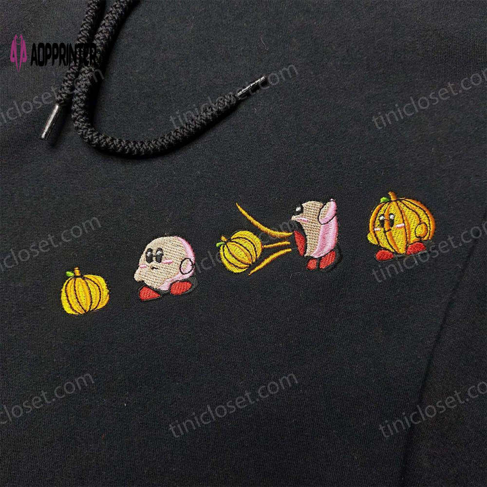 Pumpkin Kirby Sweatshirt & Hungry Hoodie: Cute Halloween Shirts Pumpkin Kirby Sweatshirt & Hungry Hoodie: Cute Halloween Shirts