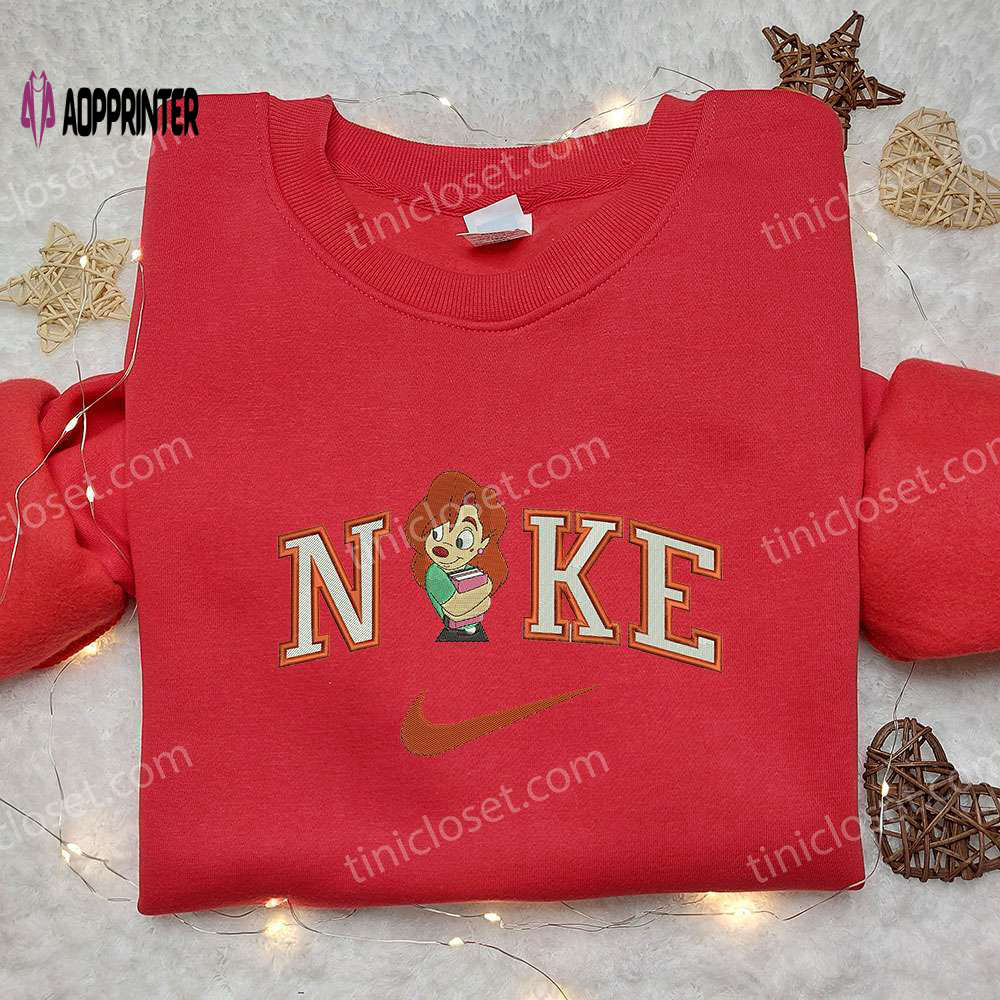 Roxanne x Nike Embroidered Sweatshirt Goofy Movie Walt Disney Shirt Nike Inspired Shirt Roxanne x Nike Embroidered Sweatshirt Goofy Movie Walt Disney Shirt Nike Inspired Shirt