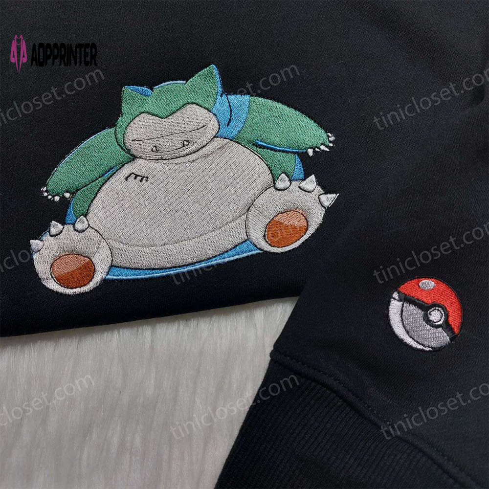 Snorlax Pokemon Embroidered Shirt Hoodie & Sweatshirt – Anime Inspired Apparel Snorlax Pokemon Embroidered Shirt Hoodie & Sweatshirt – Anime Inspired Apparel