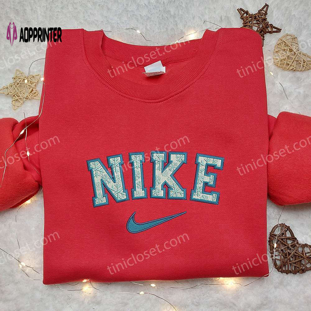 Snowflake x Nike Embroidered Sweatshirt: Best Christmas Gift Idea with Nike-Inspired Embroidered Shirt Snowflake x Nike Embroidered Sweatshirt: Best Christmas Gift Idea with Nike-Inspired Embroidered Shirt
