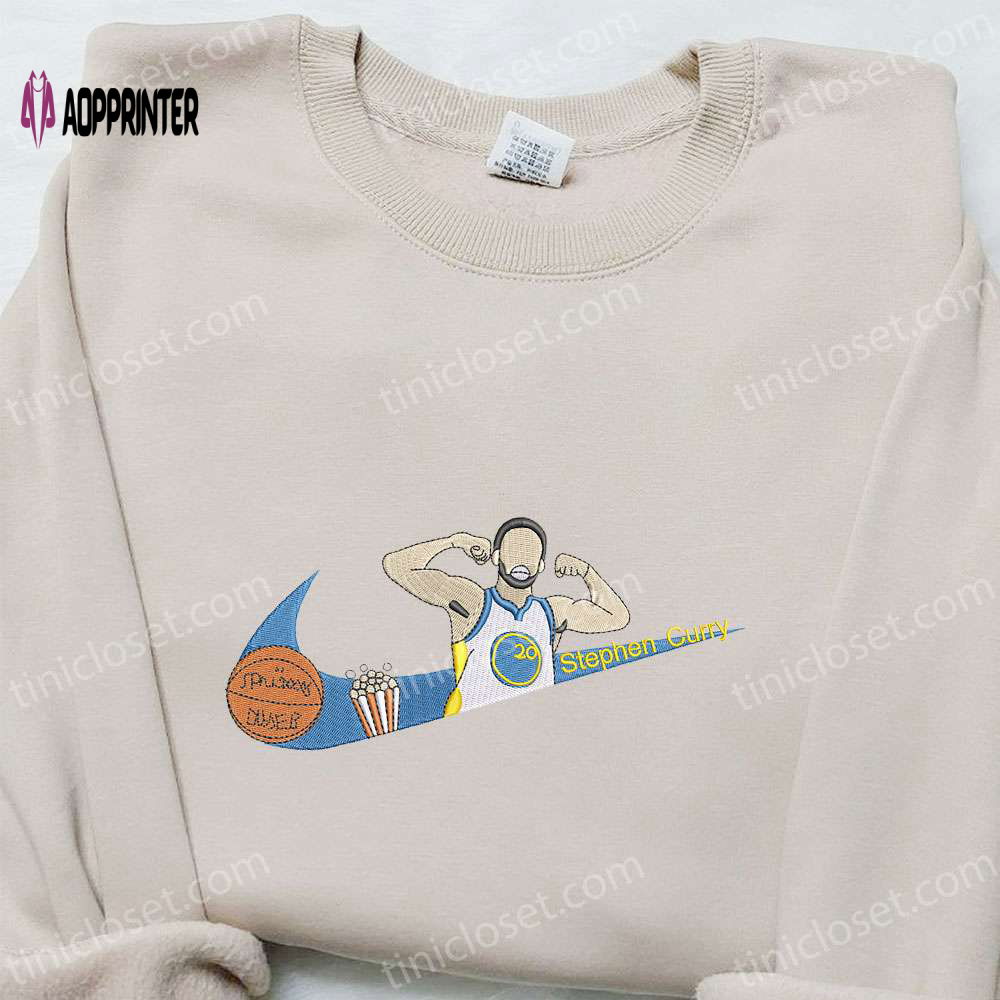 Stephen Curry x Swoosh NBA Embroidered Sweatshirt – Celebrity Hoodie Perfect Family Gift Stephen Curry x Swoosh NBA Embroidered Sweatshirt – Celebrity Hoodie Perfect Family Gift