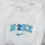 Stitch x Nike Cartoon Embroidered Sweatshirt – Best Nike Inspired Hoodie Perfect Family Gift