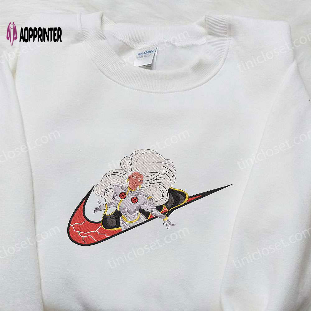 Storm Figpin x Nike Embroidered Hoodie Xmen & Nike Inspired Shirt Storm Figpin x Nike Embroidered Hoodie Xmen & Nike Inspired Shirt