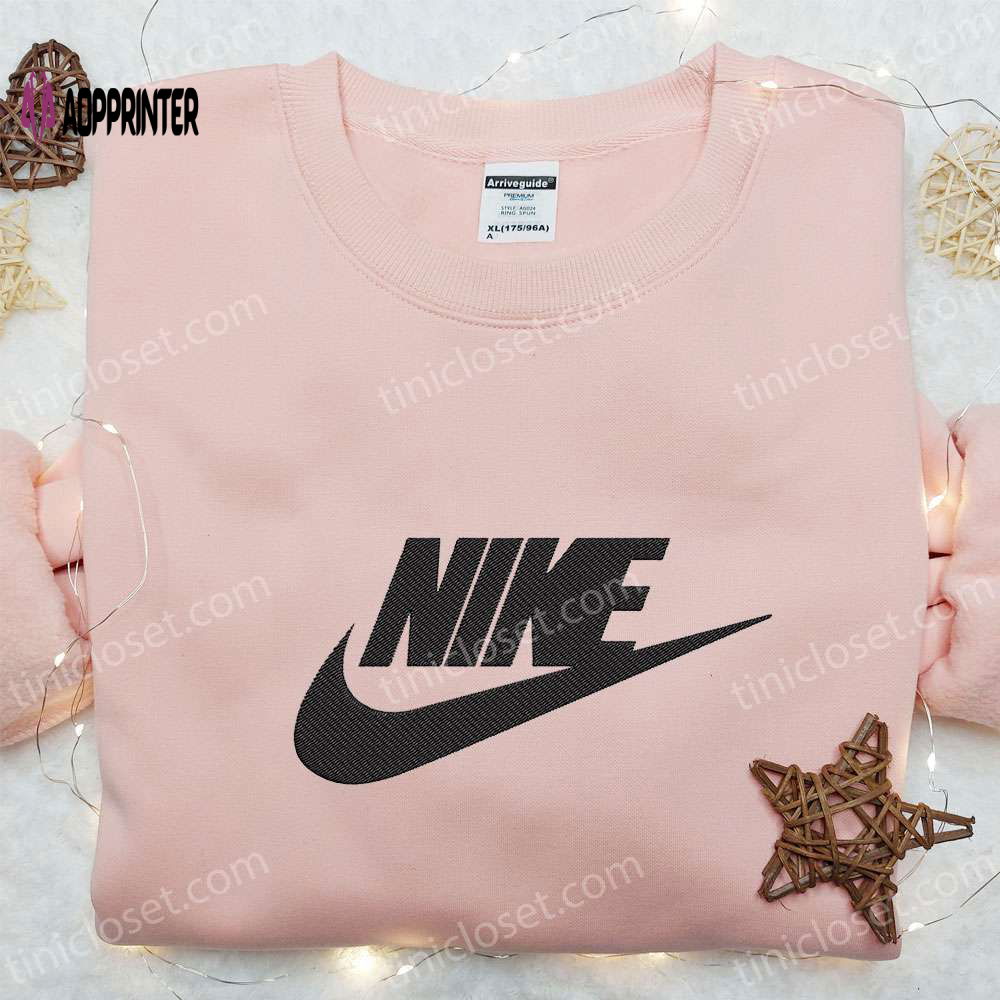 Swoosh Nike Embroidered Sweatshirt: Custom Hoodie Best Birthday Gift Ideas Swoosh Nike Embroidered Sweatshirt: Custom Hoodie Best Birthday Gift Ideas
