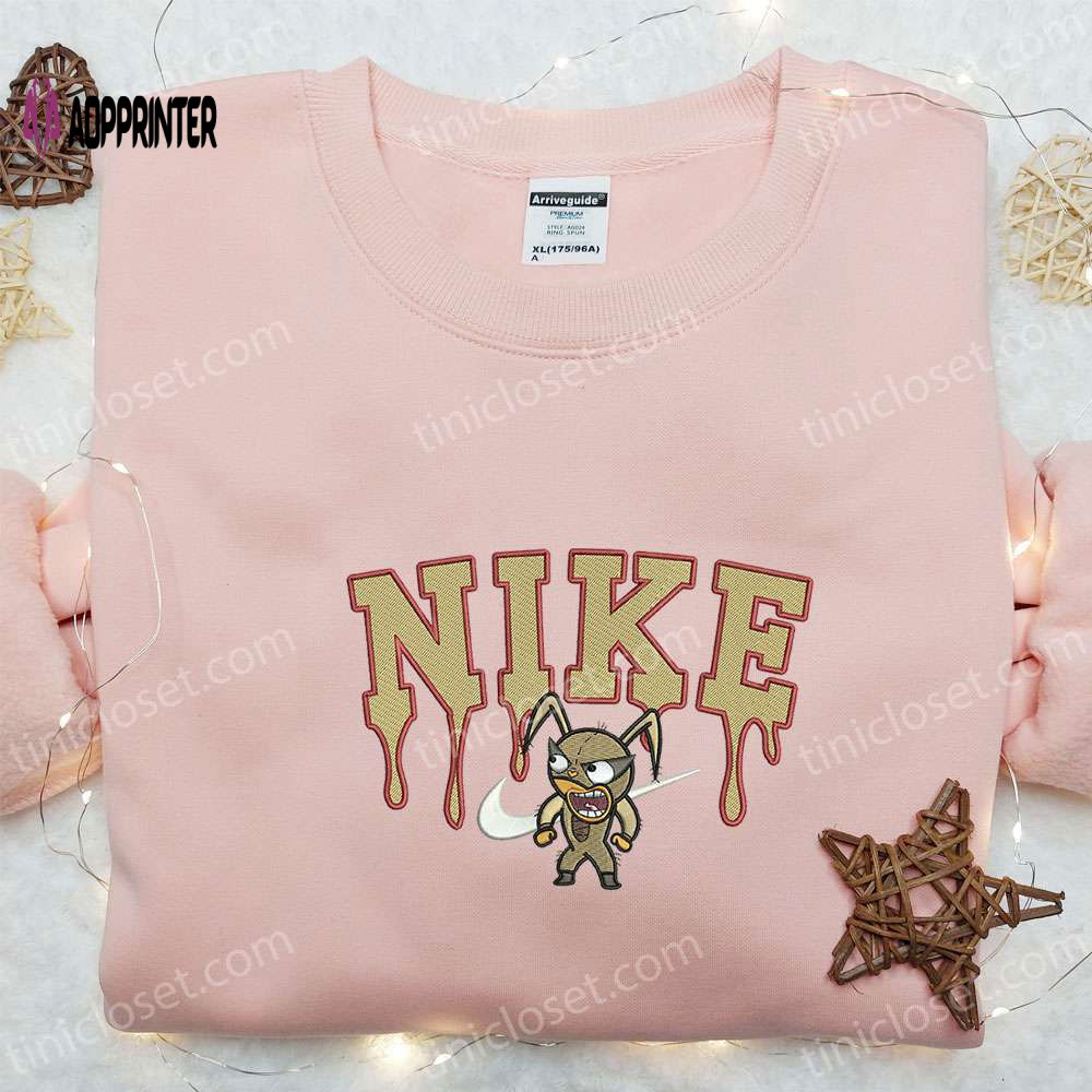 Flea x Nike Cartoon Embroidered Tshirt: Mucha Lucha Inspired Shirt Flea x Nike Cartoon Embroidered Tshirt: Mucha Lucha Inspired Shirt