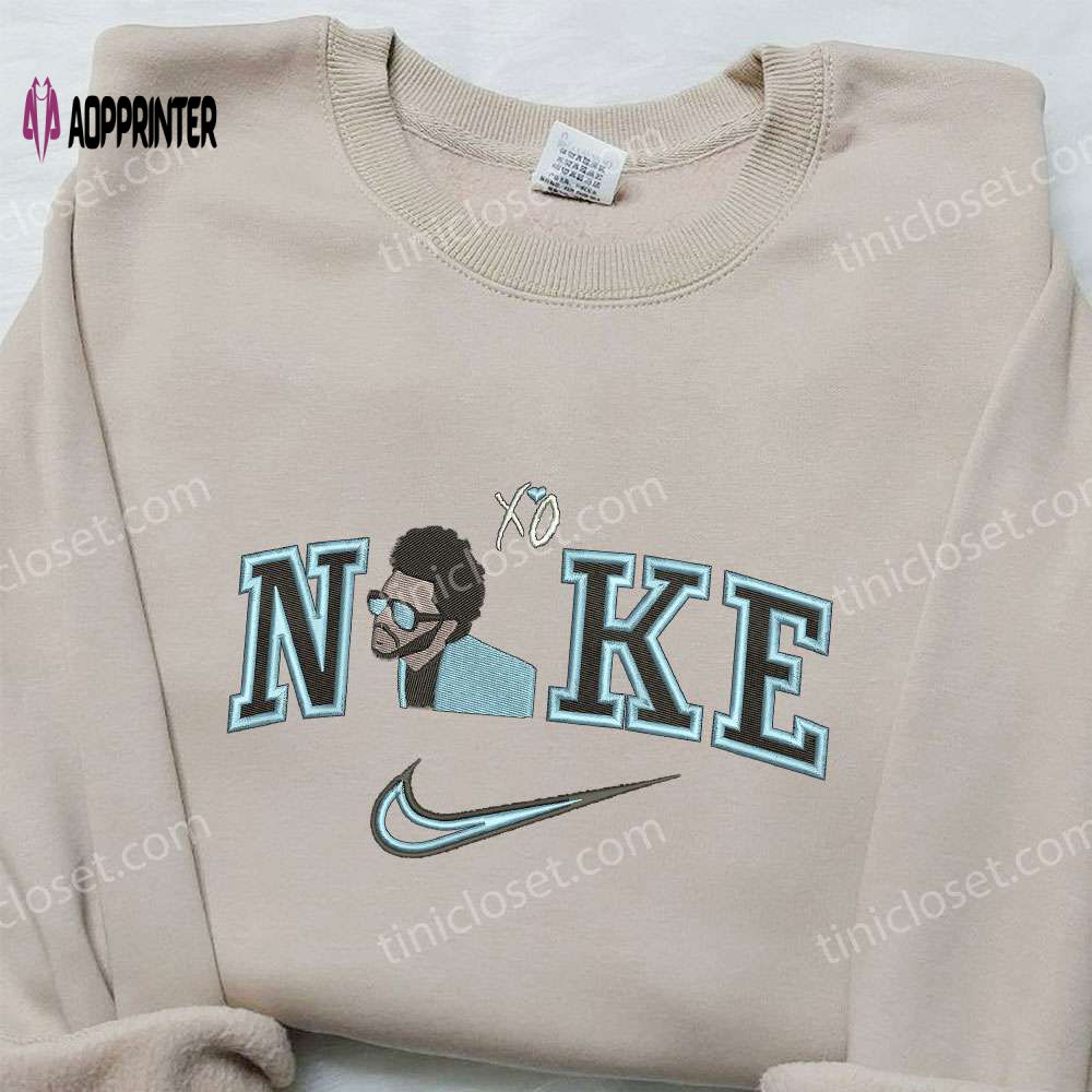 The Weeknd Xo x Nike Embroidered Hoodie – Celebrity & Nike Inspired Shirt The Weeknd Xo x Nike Embroidered Hoodie – Celebrity & Nike Inspired Shirt