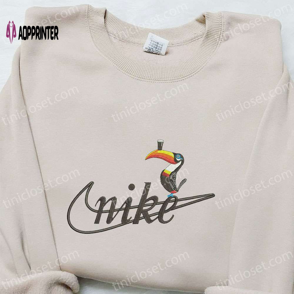 Toucans Bird x Nike Embroidered Shirt: Animal-inspired Nike-inspired shirt for a unique style Toucans Bird x Nike Embroidered Shirt: Animal-inspired Nike-inspired shirt for a unique style
