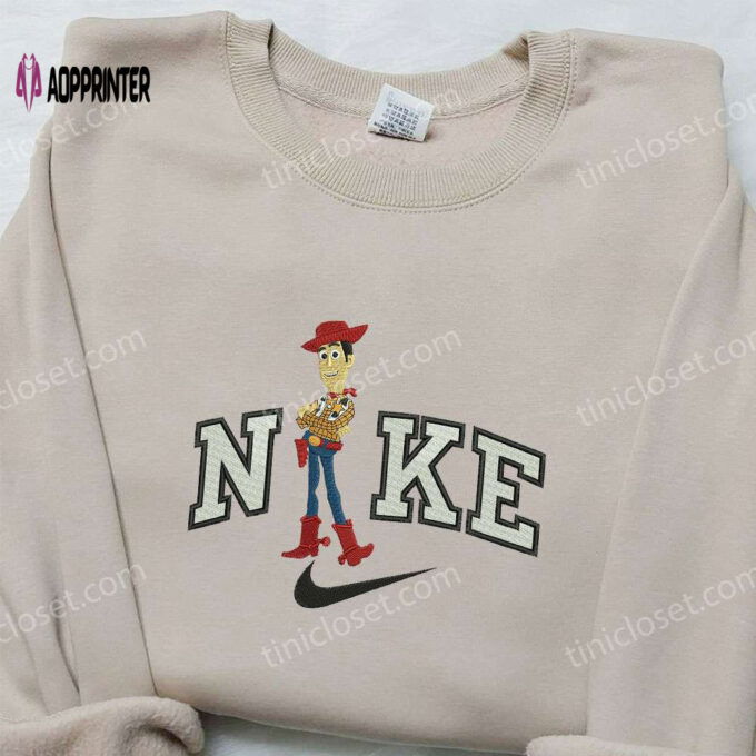Woody x Nike Embroidered Hoodie Toy Story & Nike Inspired Shirt