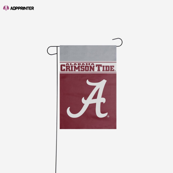 Alabama Crimson Tide Garden Flag – House Flag Home Decor Gift – House Flag Home Decor Gift