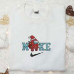 Christmas x Nike Embroidered Sweatshirt: Among Us Game Shirt Best Gift Idea