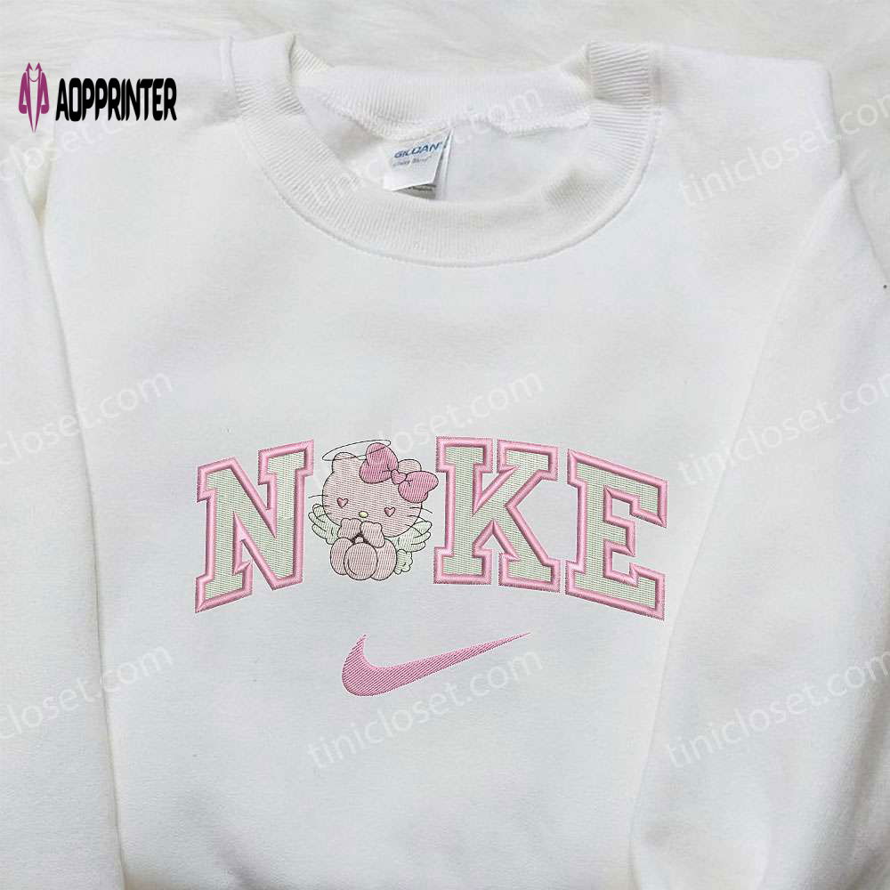 Angel Hello Kitty x Nike Embroidered Shirt & Sweatshirt: Best Gifts for Daughter Angel Hello Kitty x Nike Embroidered Shirt & Sweatshirt: Best Gifts for Daughter