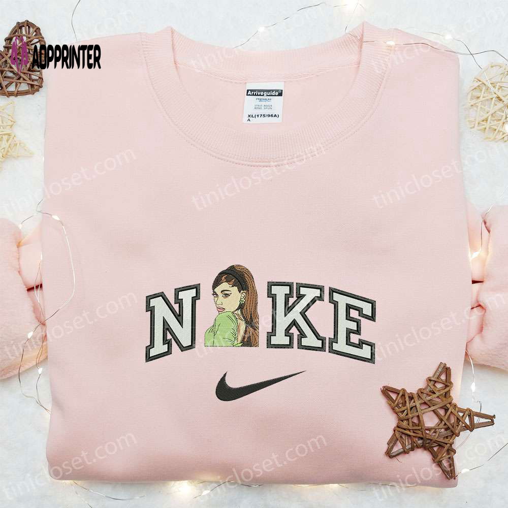 Ariana Grande x Nike Embroidered Shirt & Hoodie: Best Fandom Gift Idea Ariana Grande x Nike Embroidered Shirt & Hoodie: Best Fandom Gift Idea