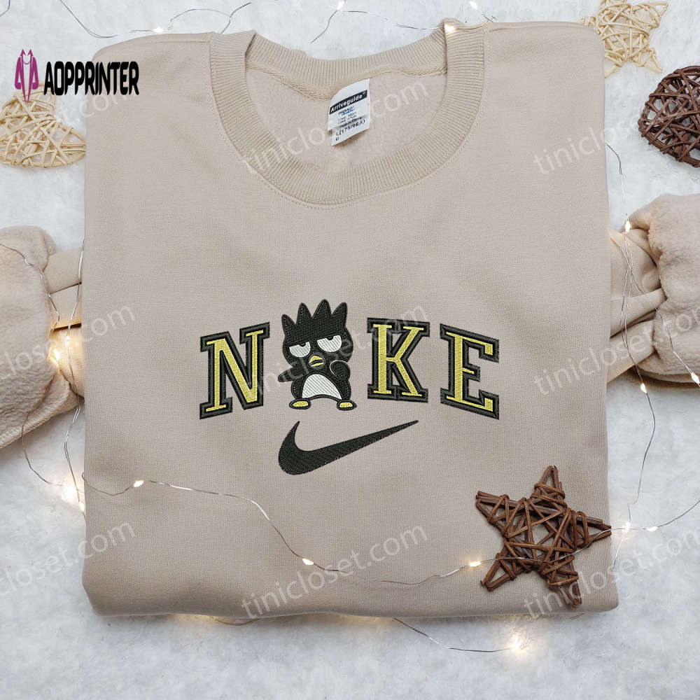 Badtz Maru x Nike Embroidered Shirt – Cartoon Nike Shirt Badtz Maru x Nike Embroidered Shirt – Cartoon Nike Shirt