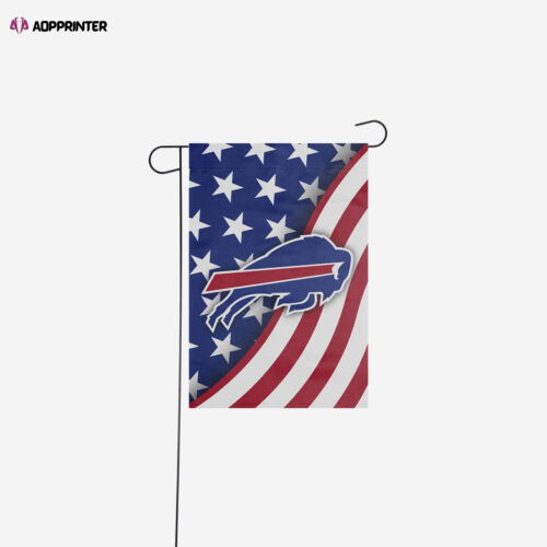 Buffalo Bills Americana Garden Flag - House Flag Home Decor Gift - House Flag Home Decor Gift