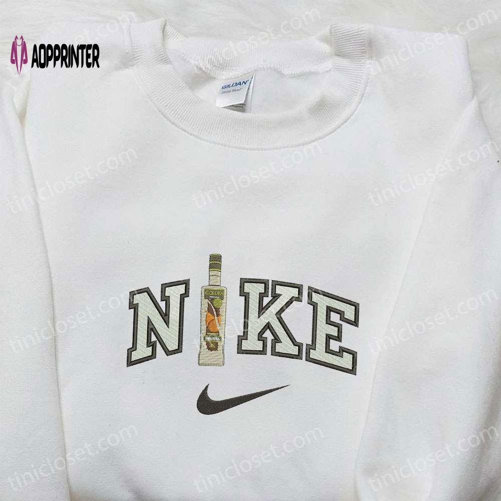 Golden Wine Bottle x Nike Embroidered Shirt & Hoodie: Best Gift Ideas for Dad – Favorite Foods & Drinks Golden Wine Bottle x Nike Embroidered Shirt & Hoodie: Best Gift Ideas for Dad – Favorite Foods & Drinks