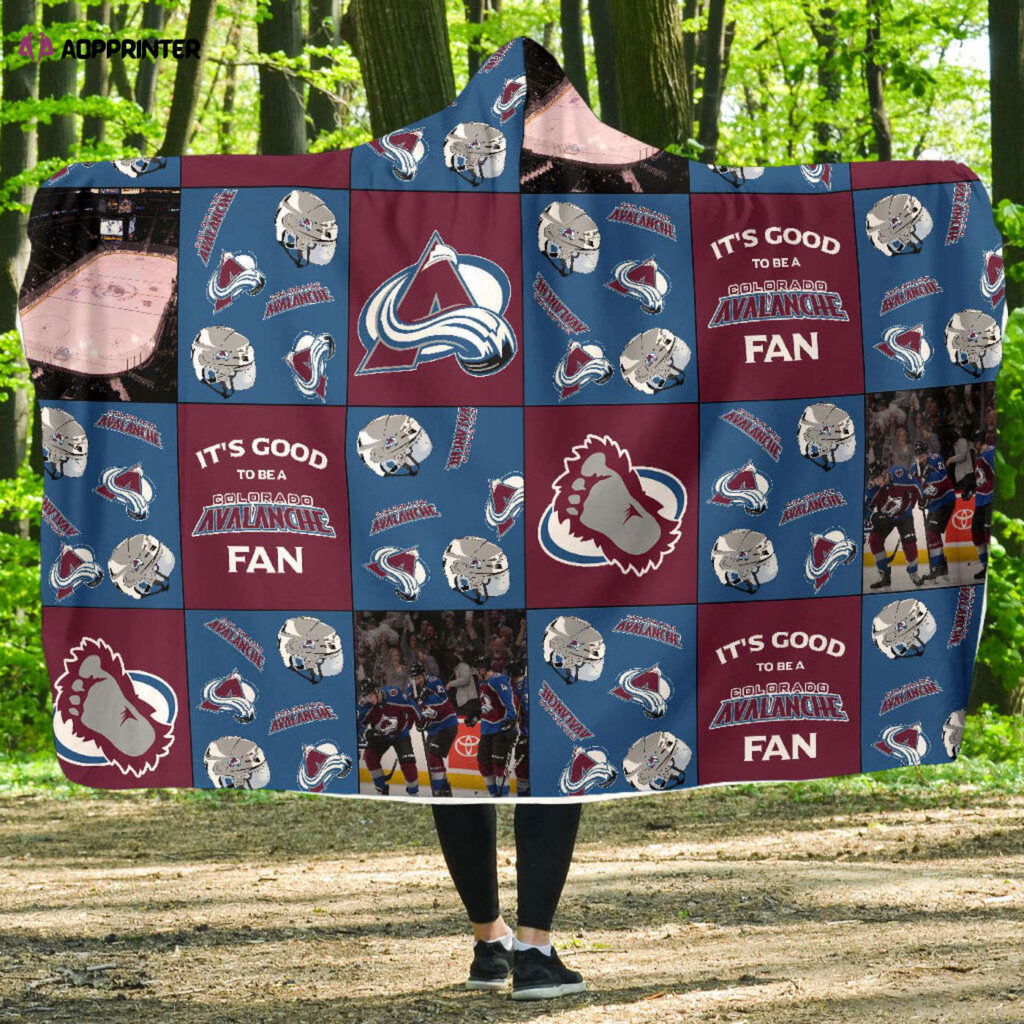 Colorado Avalanche Fan Gift: Full Printing Hooded Blanket for Men & Women Colorado Avalanche Fan Gift: Full Printing Hooded Blanket for Men & Women