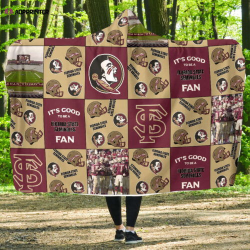 Florida State Seminoles Fan Hooded Blanket - Perfect Gift for Men & Women